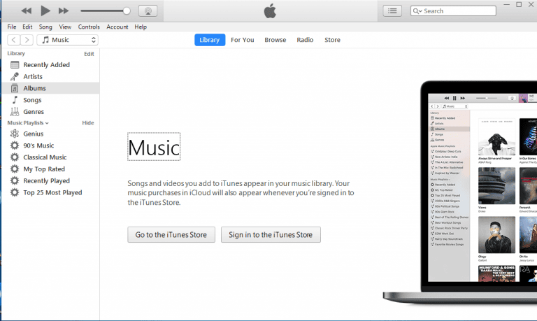 Play in itunes
