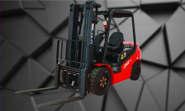 Empilhadeira Jac disponível para locação e manutenção