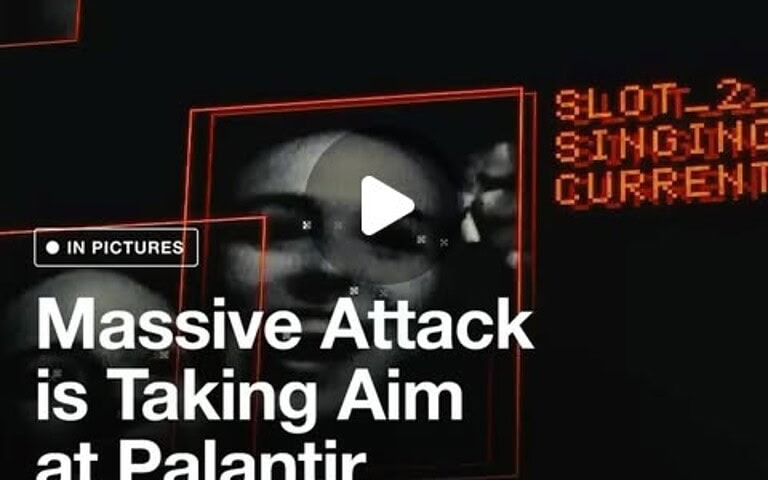 Massive Attack 以 Palantir 自家產品對抗 Palantir