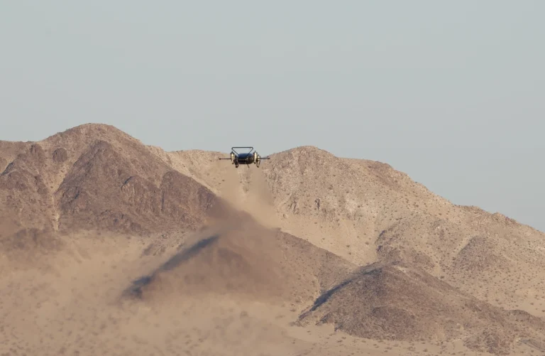 Razor P100 Flight Over Mountains