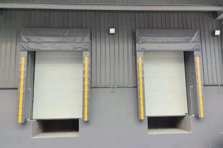 High performance insulated sectional doors with 80mm polyurethane foam for cold storage warehouses in 2026