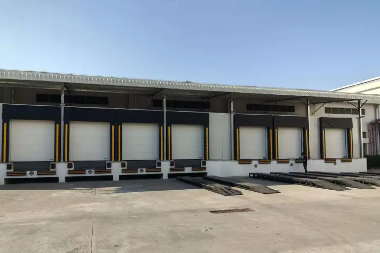 Custom industrial sectional doors ready for private label manufacturing and brand distribution