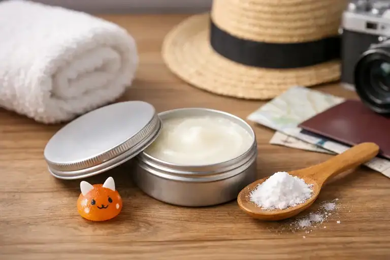 Baking Soda Balm for Itching That Travels Well