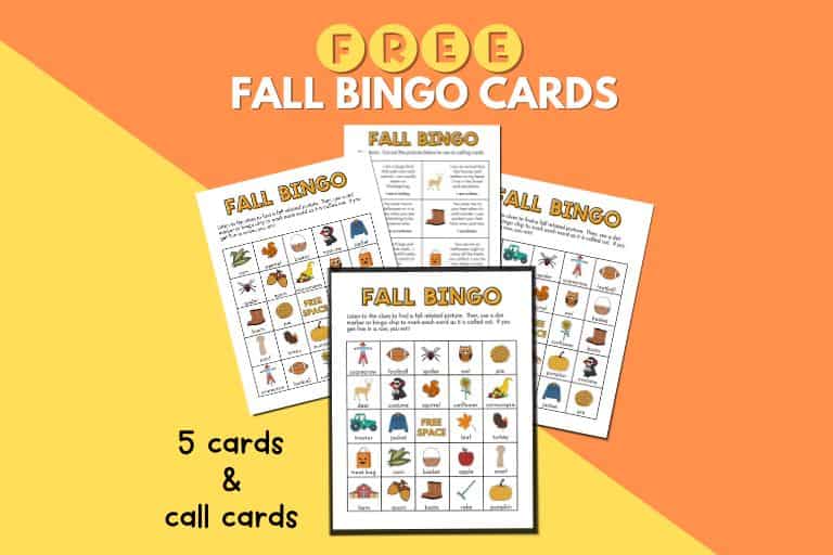 fall bingo