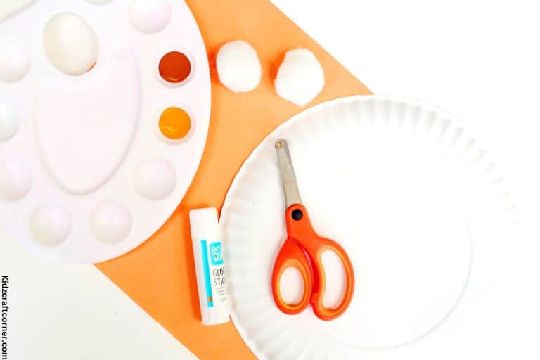 supplies for pumpkin pie craft