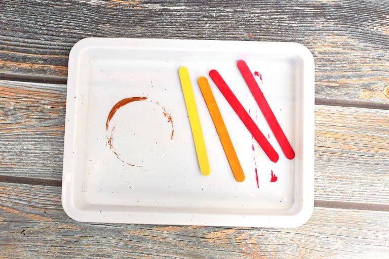 painted craft sticks