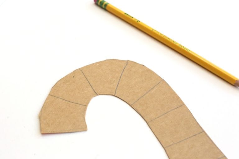 add lines to cardboard using a pencil