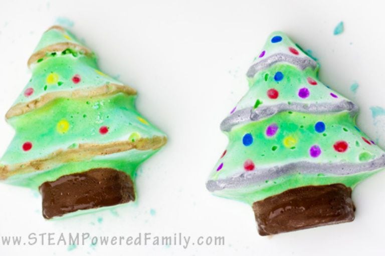 xmas trees made out of foam.