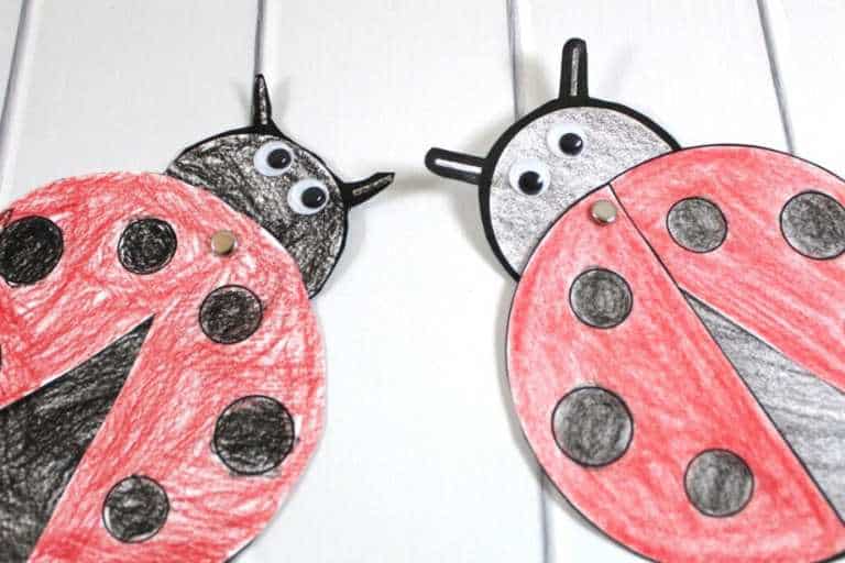 paper ladybug craft