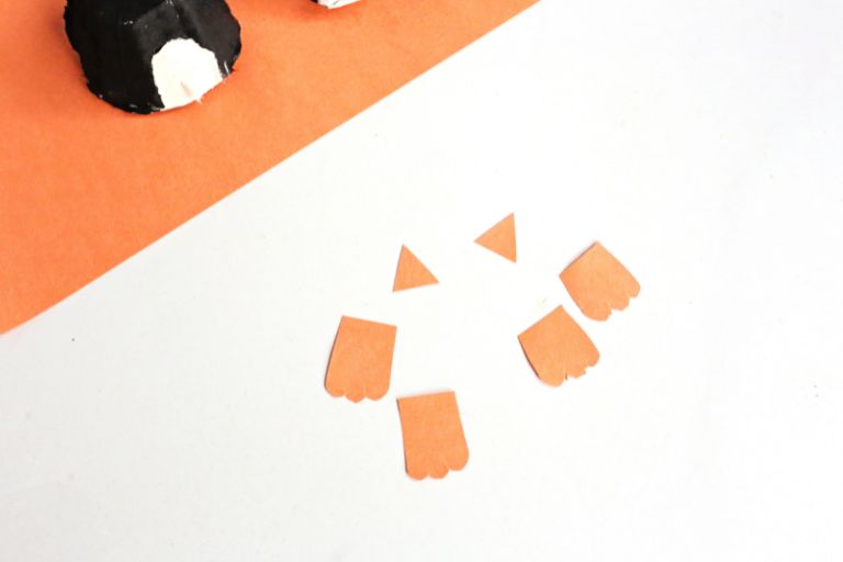 cut out penguins feet