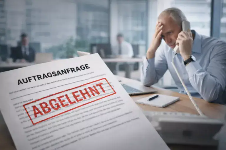 Unternehmen muessen Auftraege ablehnen