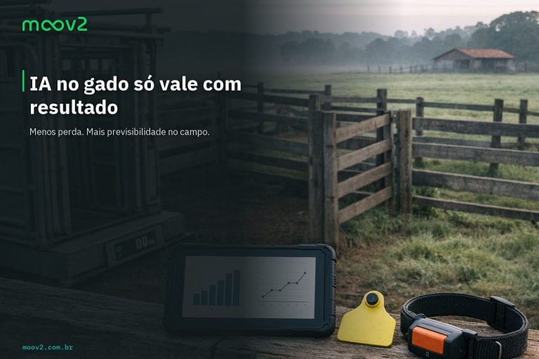 IA na criação de gado com branding Moov2