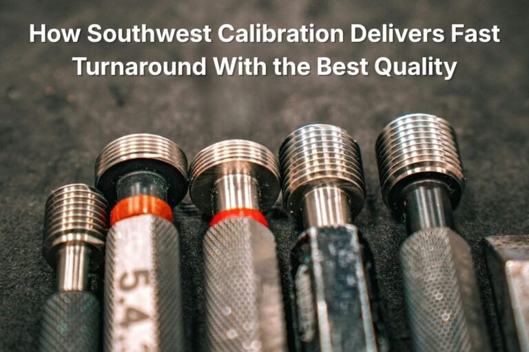 How Southwest Calibration Delivers Fast Turnaround With the Best Quality