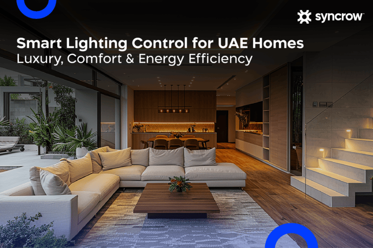 Smart Lighting Control for UAE Homes Luxury, Comfort, and Energy Efficiency