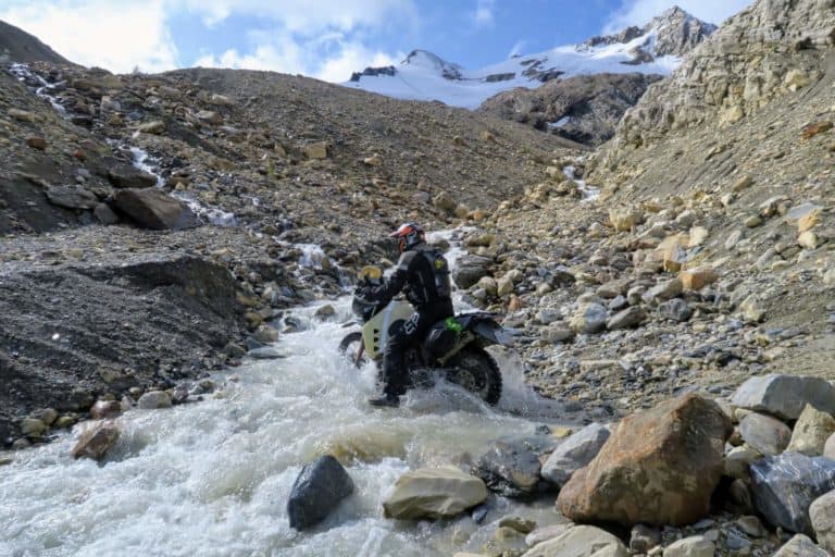 Farnham Glacier Creek crossing