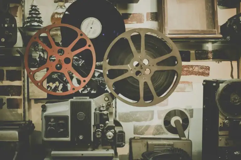 Old fashoined cinema projector