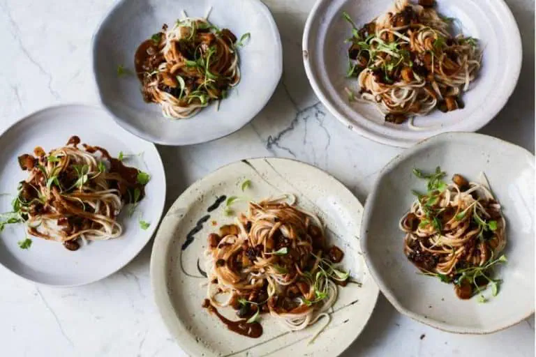 Ken Hom’s Vegan friendly Sichuan Dan Dan Noodles