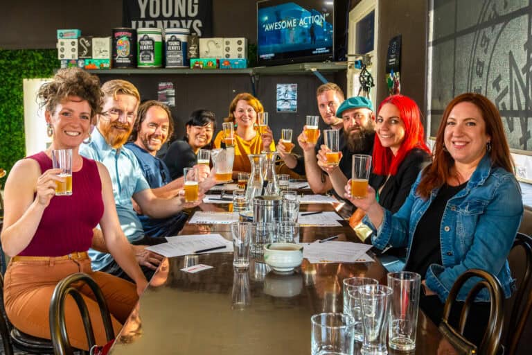 Flavour Logic beer tasting event with consumers. Taste and learn sensory.