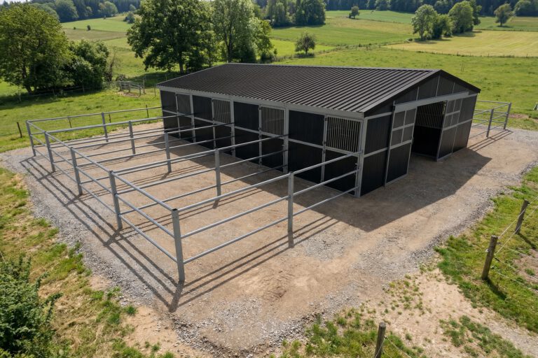 stallanlage mit satteldach 3