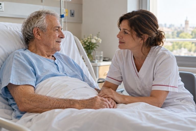 Acompañamiento hospitalario personas mayores en Valencia