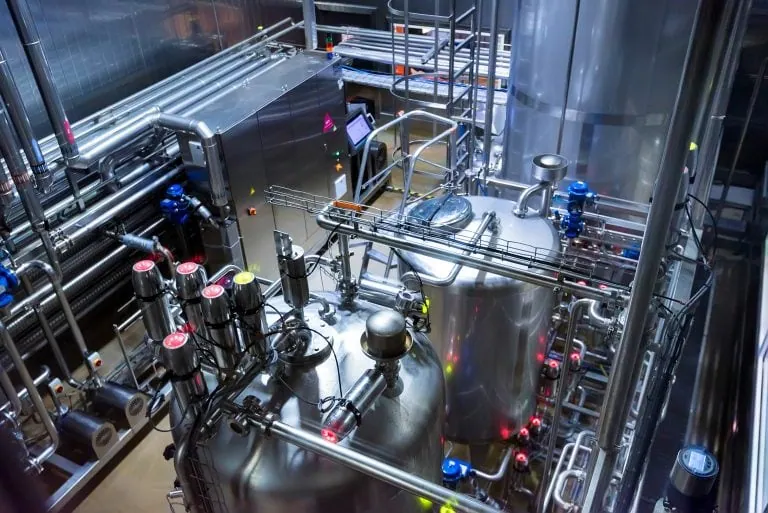 Sistemas CIP tanques sanitarios