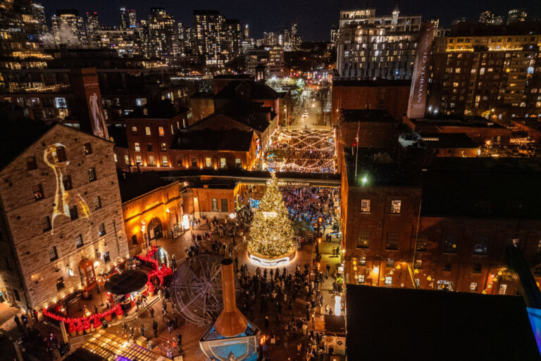 Tree Lighting Ceremony marks Opening Night of The Distillery Winter Village