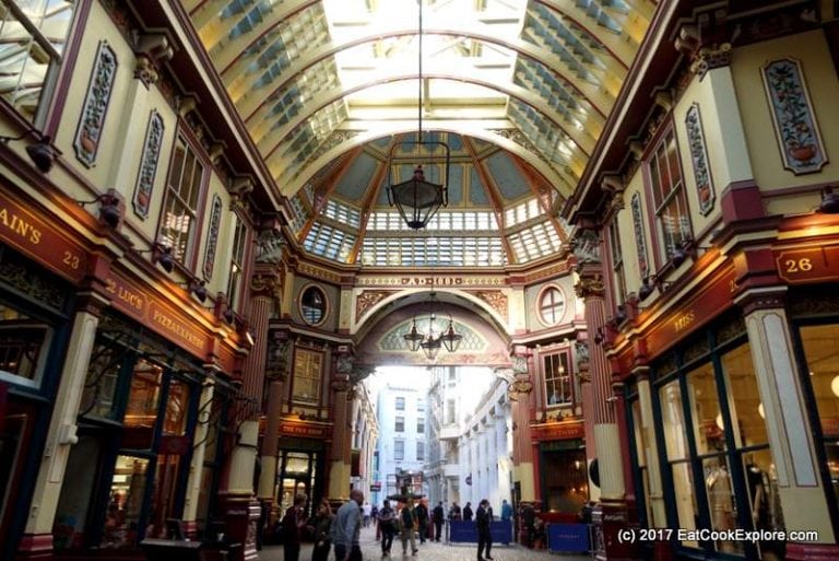 Leadenhall Market London Harry Potter film location