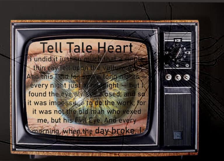 Edgar Allen Poe Vintage TV