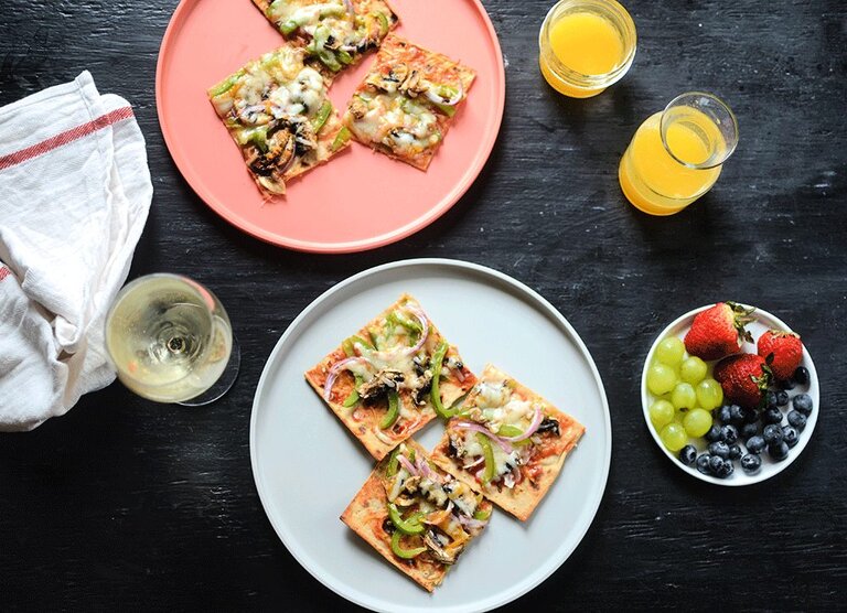 Pita pizza made easy and fun for kids