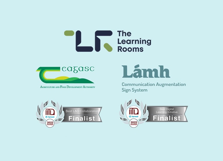 Shortlisted for two national training awards