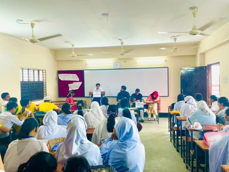 সামসুল হক খান স্কুল অ্যান্ড কলেজে বিতর্ক উৎসব উদযাপিত