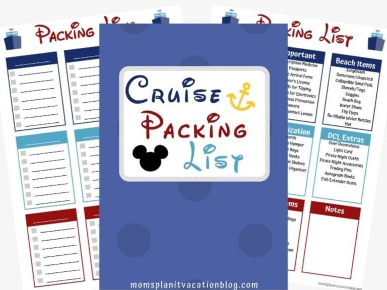 Ultimate Disney Cruise Packing List with Printable PDF