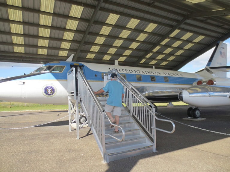 Who flew “Air Force” one and a half?