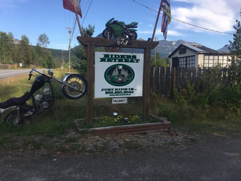 To get motorcycle riders to stay camp at Riders Retreat in Nakusp BC
