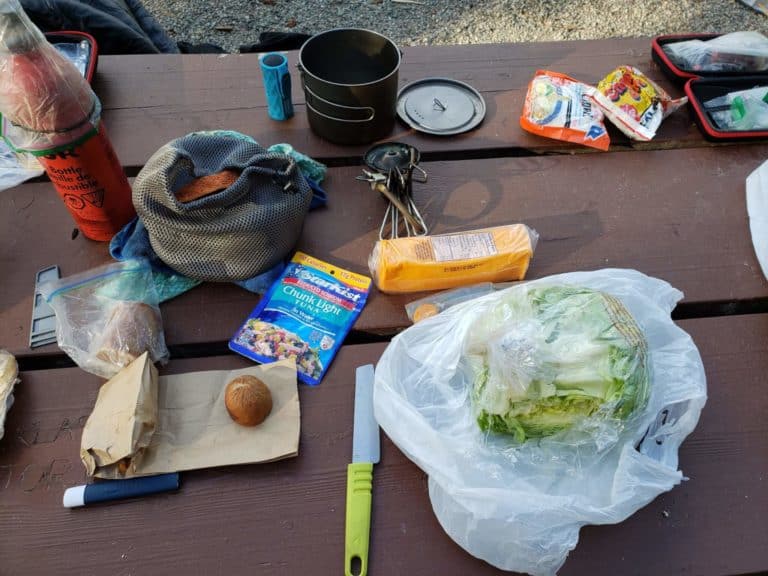 motorcycle camping equipment