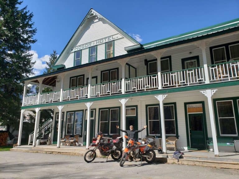 trout lake Windsor hotel with motorbikes
