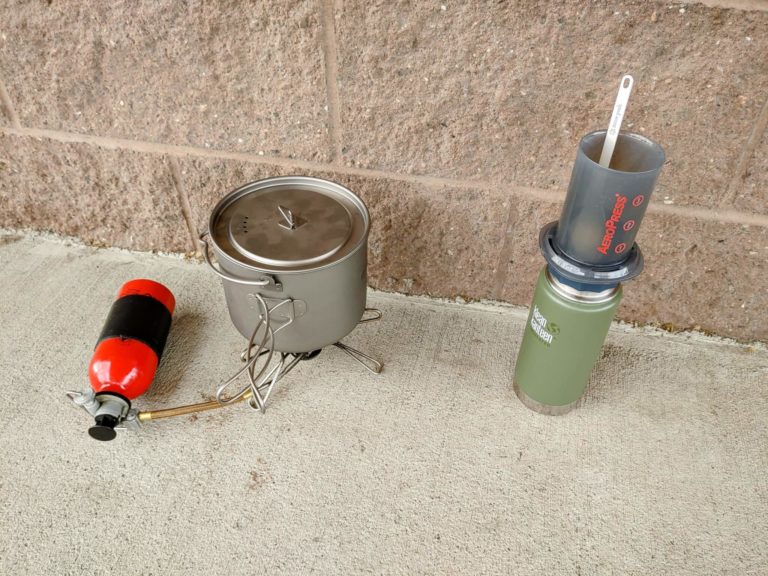 MSR Whisperlite Intentional cooking motorcycle camping