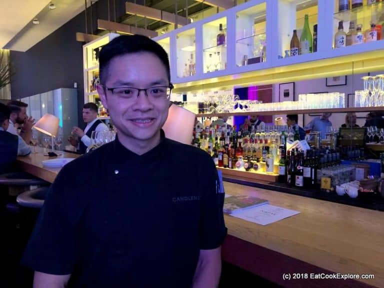 Chef Malcolm Lee of Singapore's Candlenut Restaurant at World's 50 Best in London