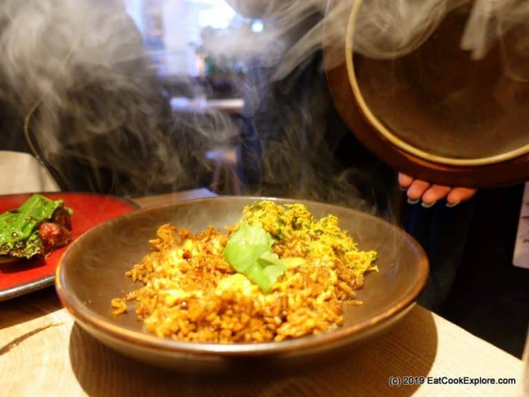 Ikoyi London Smoked crab Jollof Rice.