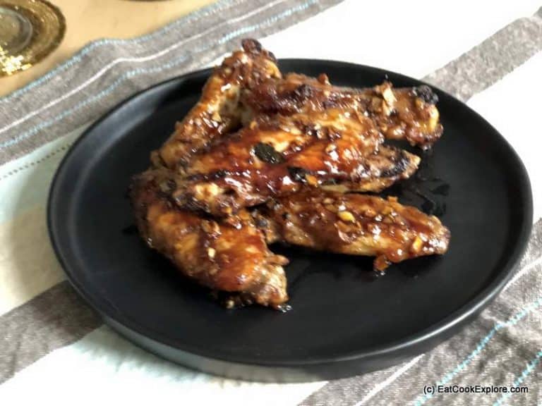 Sticky Honey Garlic Chicken Wings