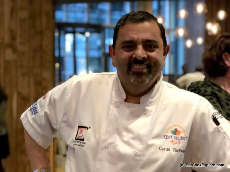 Cyrus Todiwala at Mr Todiwala's Kitchen Lincoln Plaza