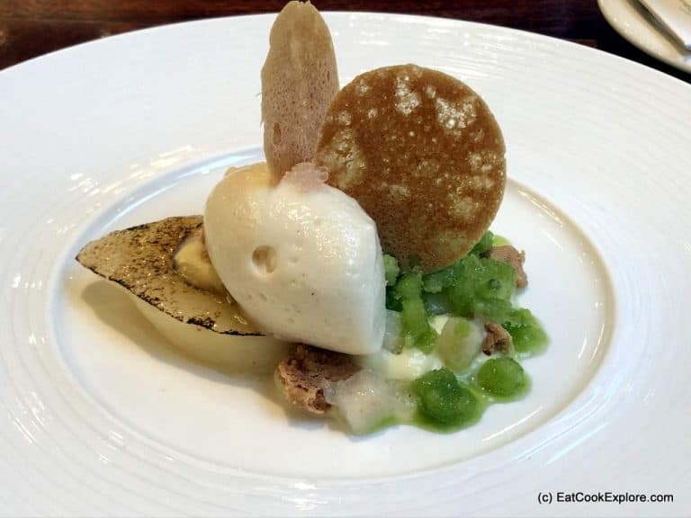 The Restaurant at the Capital Hotel Knightsbridge Pear Dessert