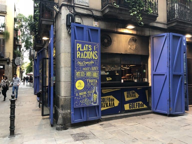 Barcelona Gothic Quarter Pintxos Stall