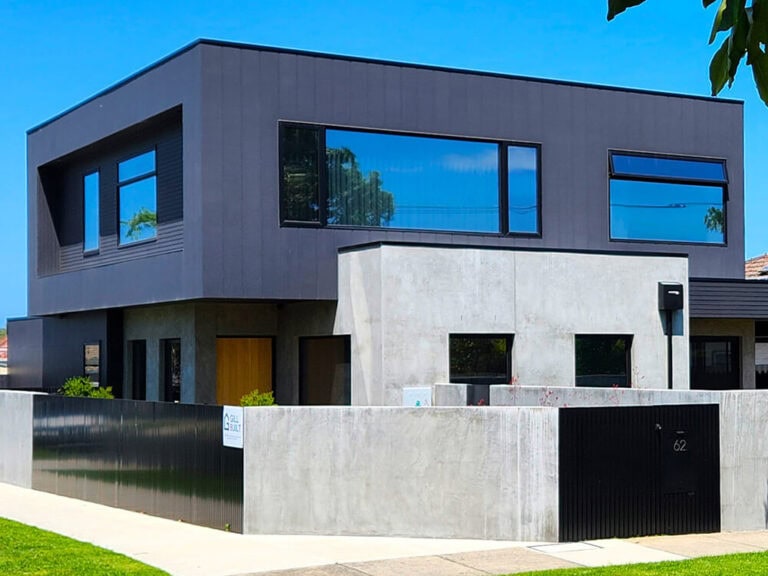 The Bentleigh East Corner House on a small site, Bentleigh East