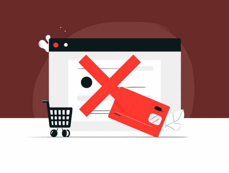 Credit card declined at online checkout