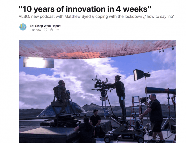 NEW EMAIL: 10 years innovation in 4 weeks // the power of diversity // ways to say no