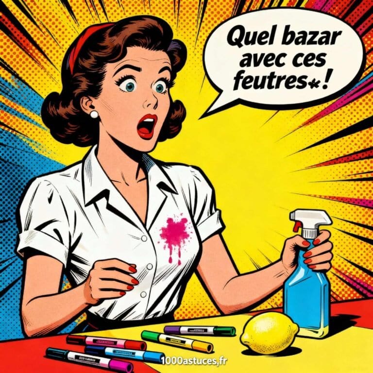 Une tache de feutre sur un vêtement, un canapé ou même du cuir ? Découvrez des solutions naturelles pour l’éliminer efficacement, même sur les tissus délicats. Toutes les méthodes simples et rapides sont sur 1000astuces.fr. #tache #feutre #nettoyage #textile #astucesmaison #détachage