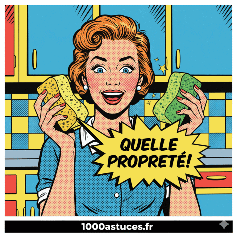 Vos éponges et brosses s’encrassent vite ? Découvrez une méthode naturelle pour les nettoyer, désinfecter et prolonger leur durée de vie. Toutes les étapes sont sur 1000astuces.fr. #éponge #cuisine #nettoyage #désinfection #astucesmaison