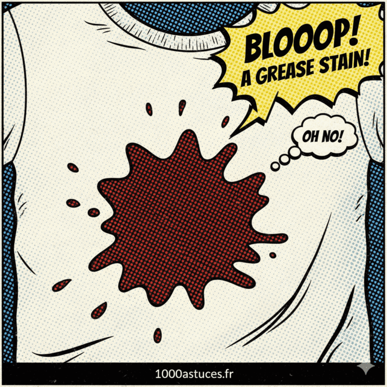 Huile, beurre ou sauce grasse ? Voici une méthode naturelle pour éliminer les taches de gras sur tous les textiles, même délicats. Toutes les étapes sont sur 1000astuces.fr. #tachegrasse #nettoyage #textile #astucesmaison #terreDeSommières
