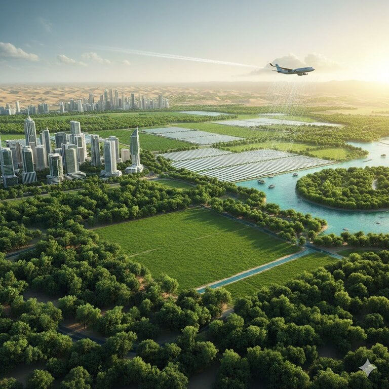 محاربة التصحر بالأراضي الخضراء في دولة الإمارات العربية المتحدة